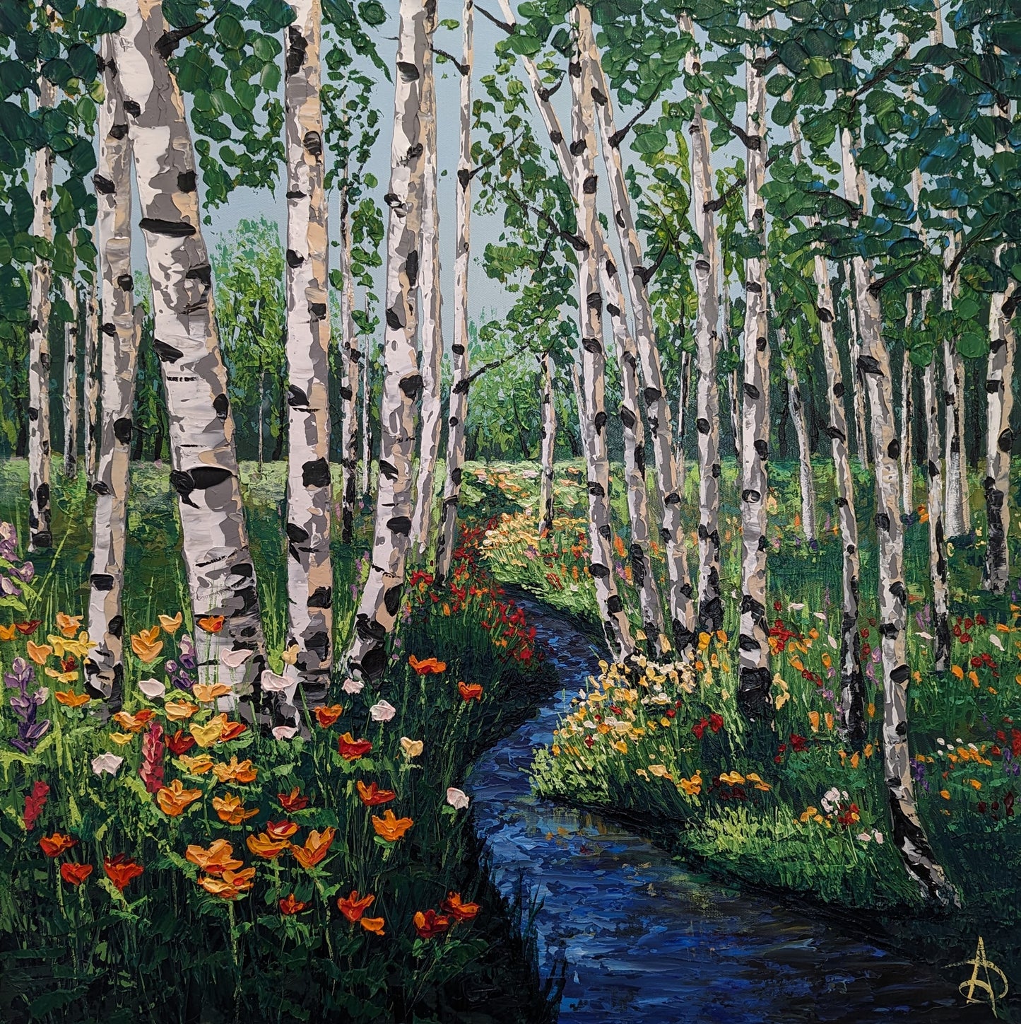 Spring Bounty- Original Paining "24 x 24"