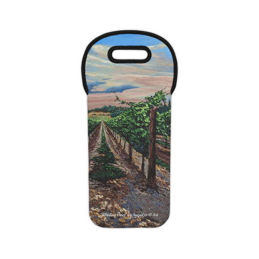 Wine Tote Bag-Whirling Vines