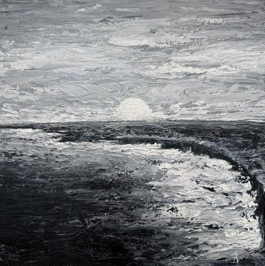 Collision- Original painting 20" x 20"