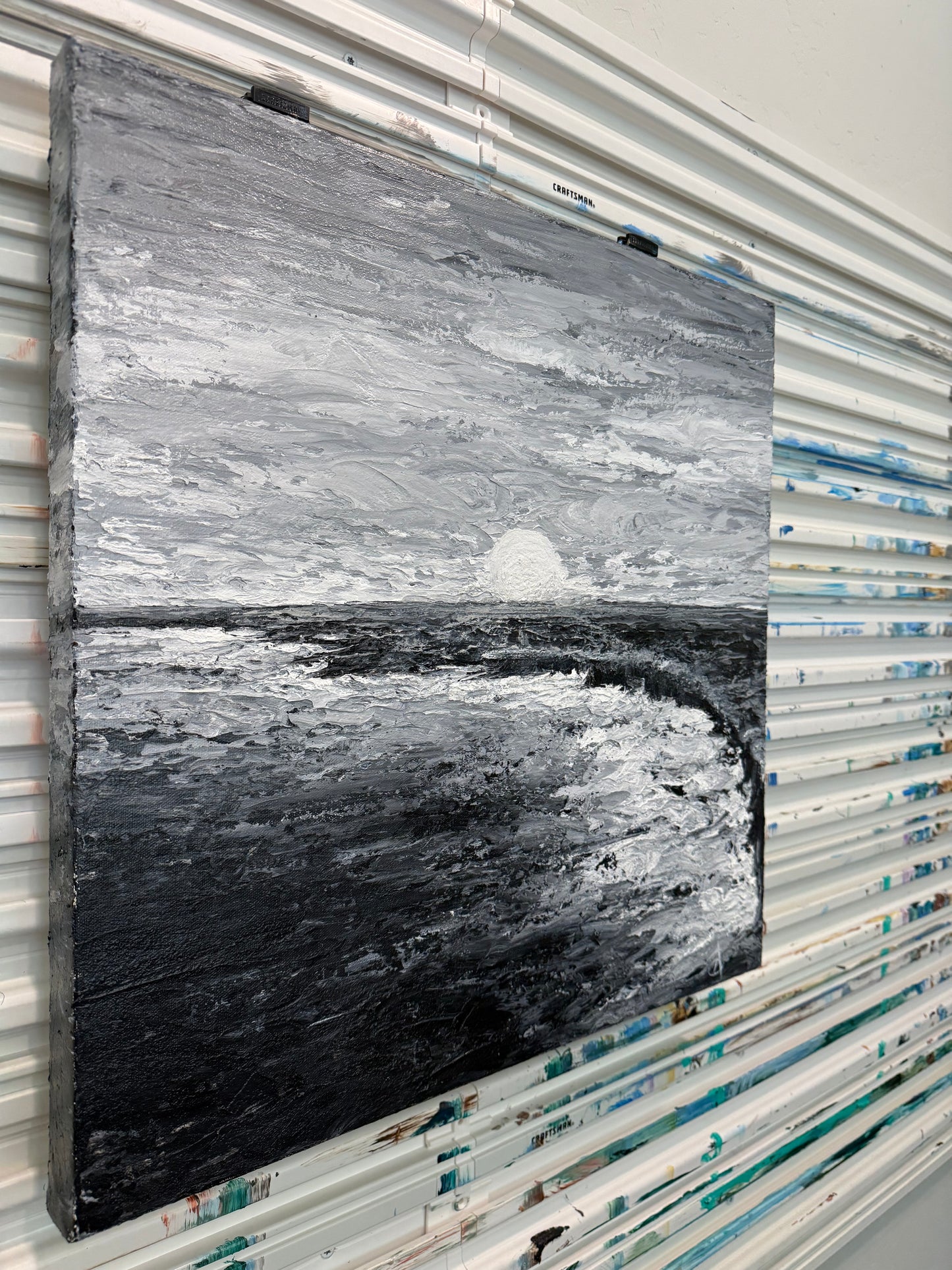 Collision- Original painting 20" x 20"