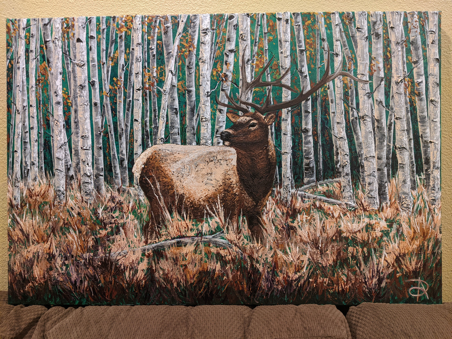Elk- Original painting 24x36
