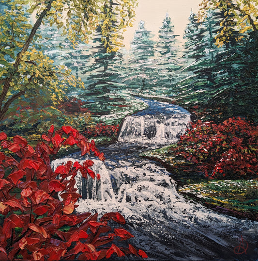 Fall Frosting-Original painting 20x20