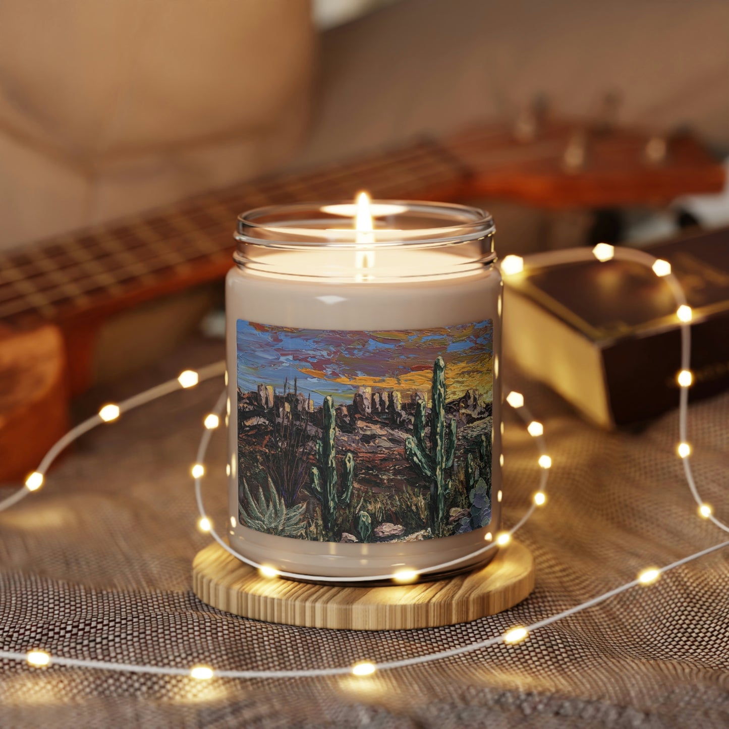 Scented Soy Candle, 9oz-Saguaro Sunset