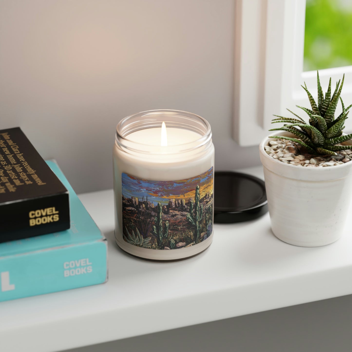Scented Soy Candle, 9oz-Saguaro Sunset