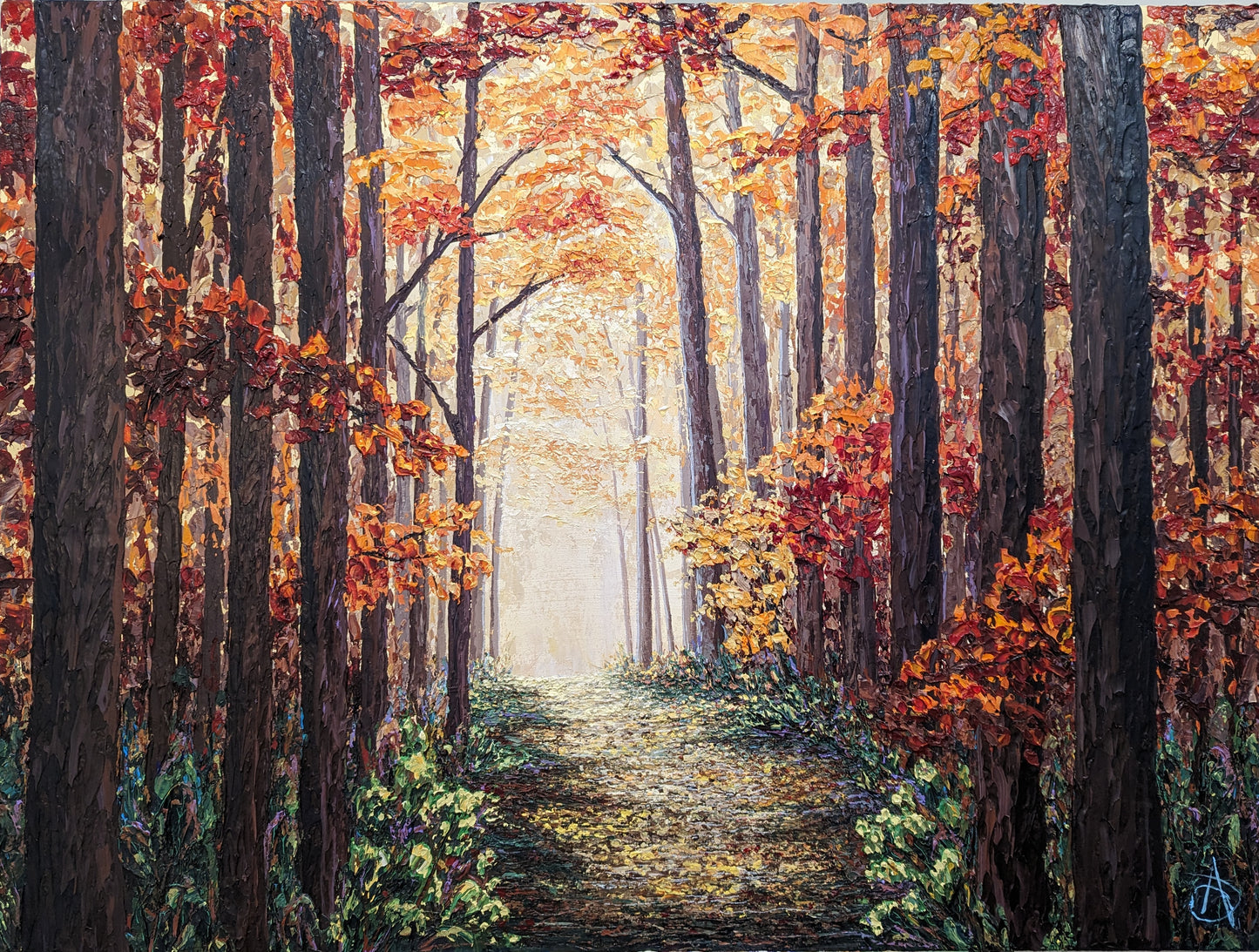 Lighted Path- Original 30x40