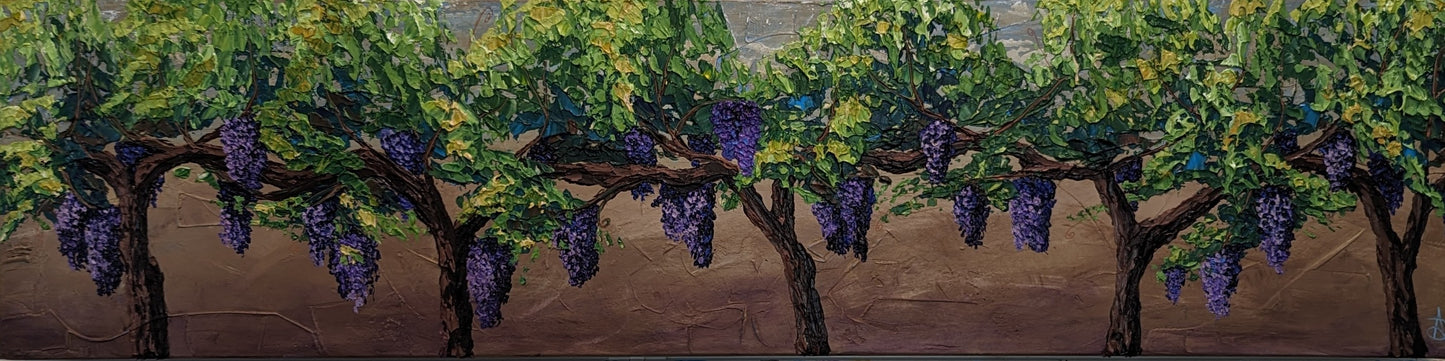 Fruit of the Vine- Original Painting 12" x 48"