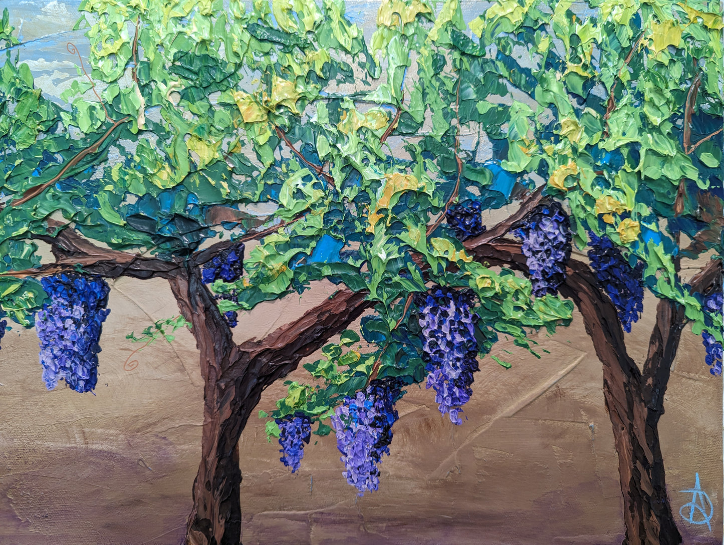 Fruit of the Vine- Original Painting 12" x 48"