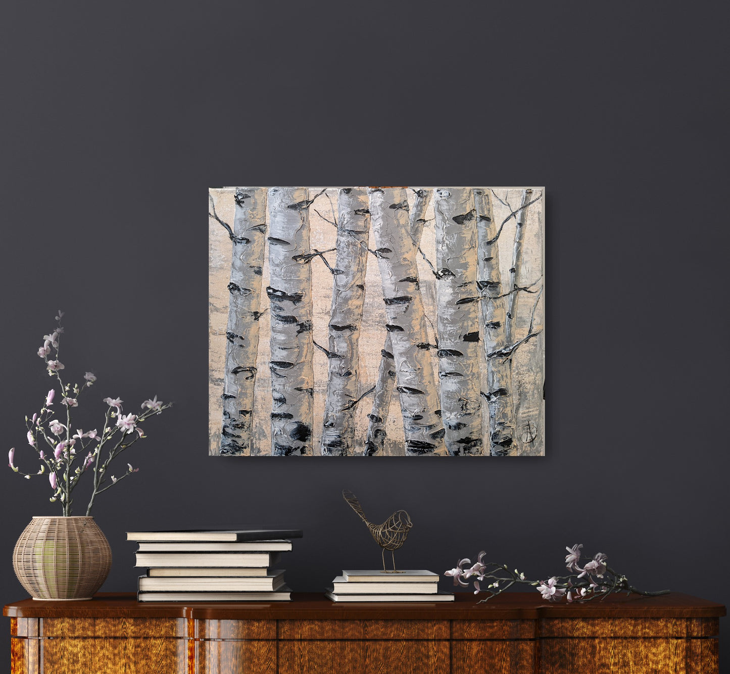 Linen Aspens- Original 16x20