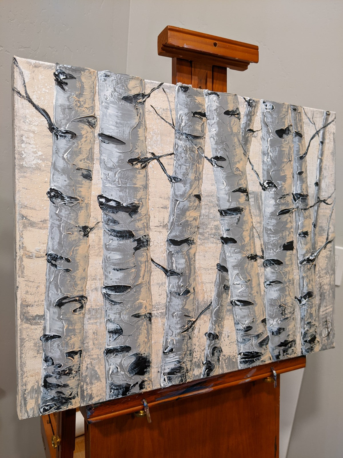 Linen Aspens- Original 16x20