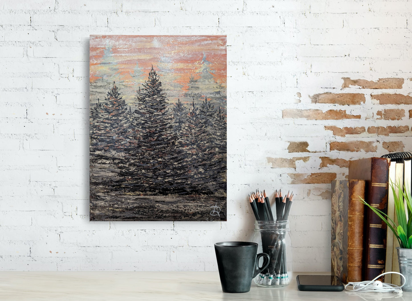 Mystic Pines- Original Painting 24 x 18