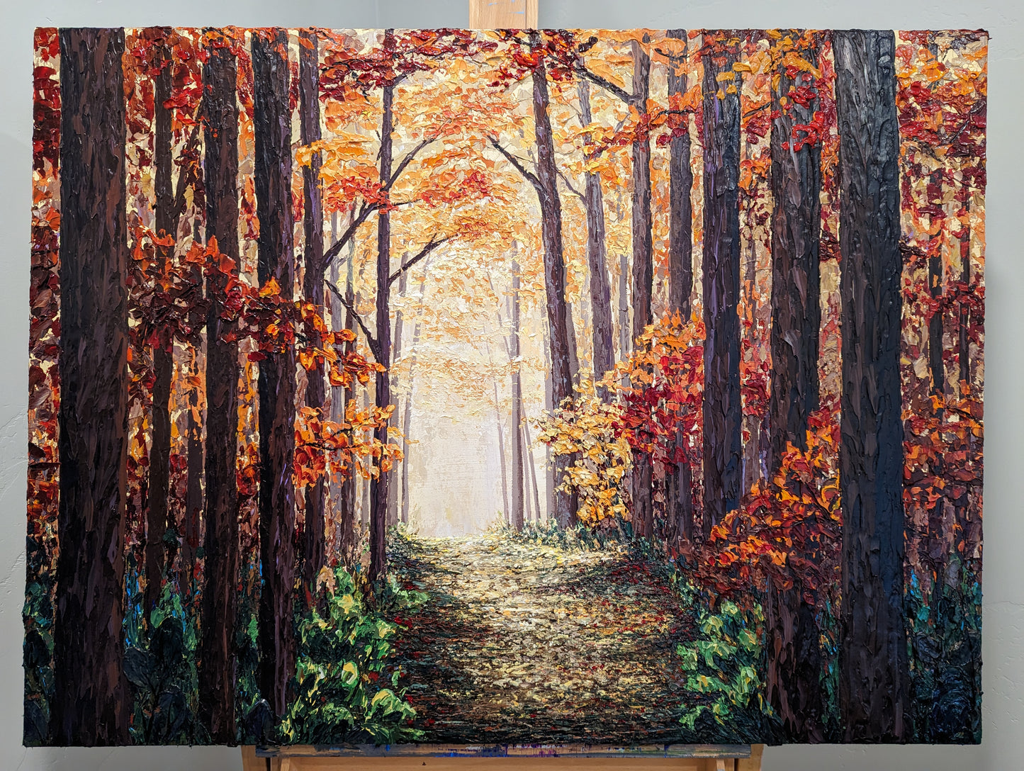 Lighted Path- Original 30x40