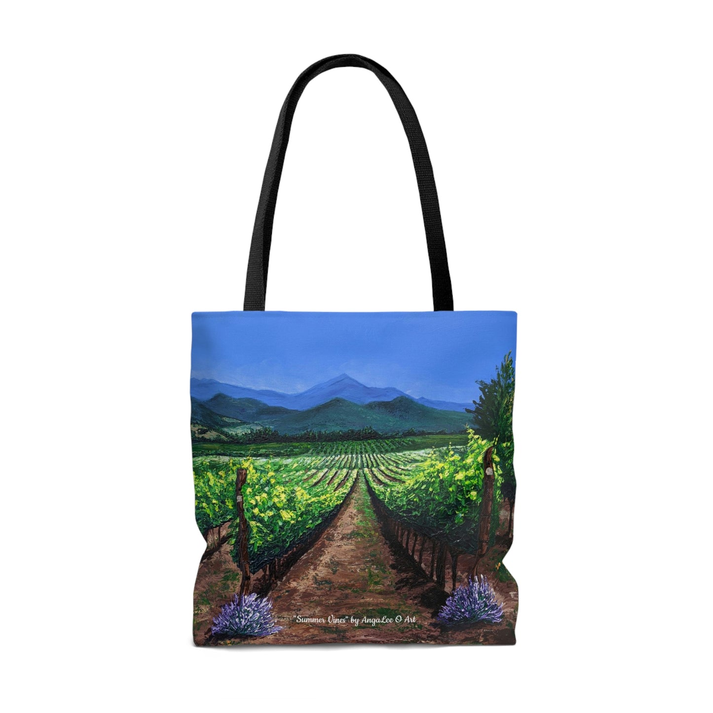 AOP Tote Bag- Summer Vines