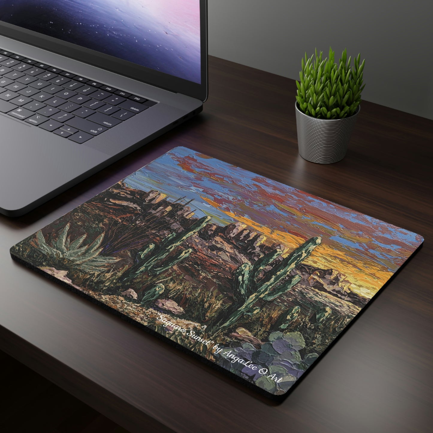 Mouse Pad- "Saguaro Sunset"