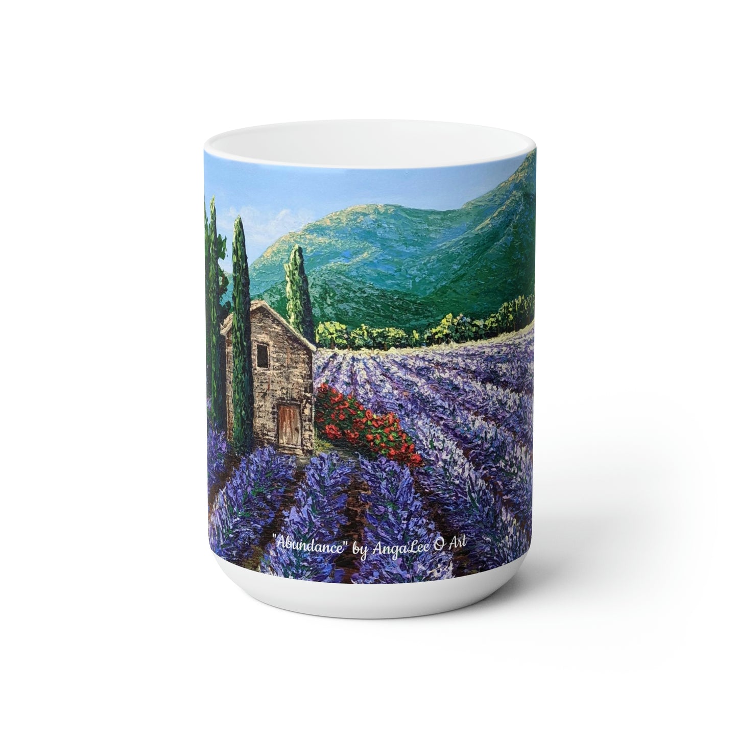 Ceramic Mug 15oz- Abundance