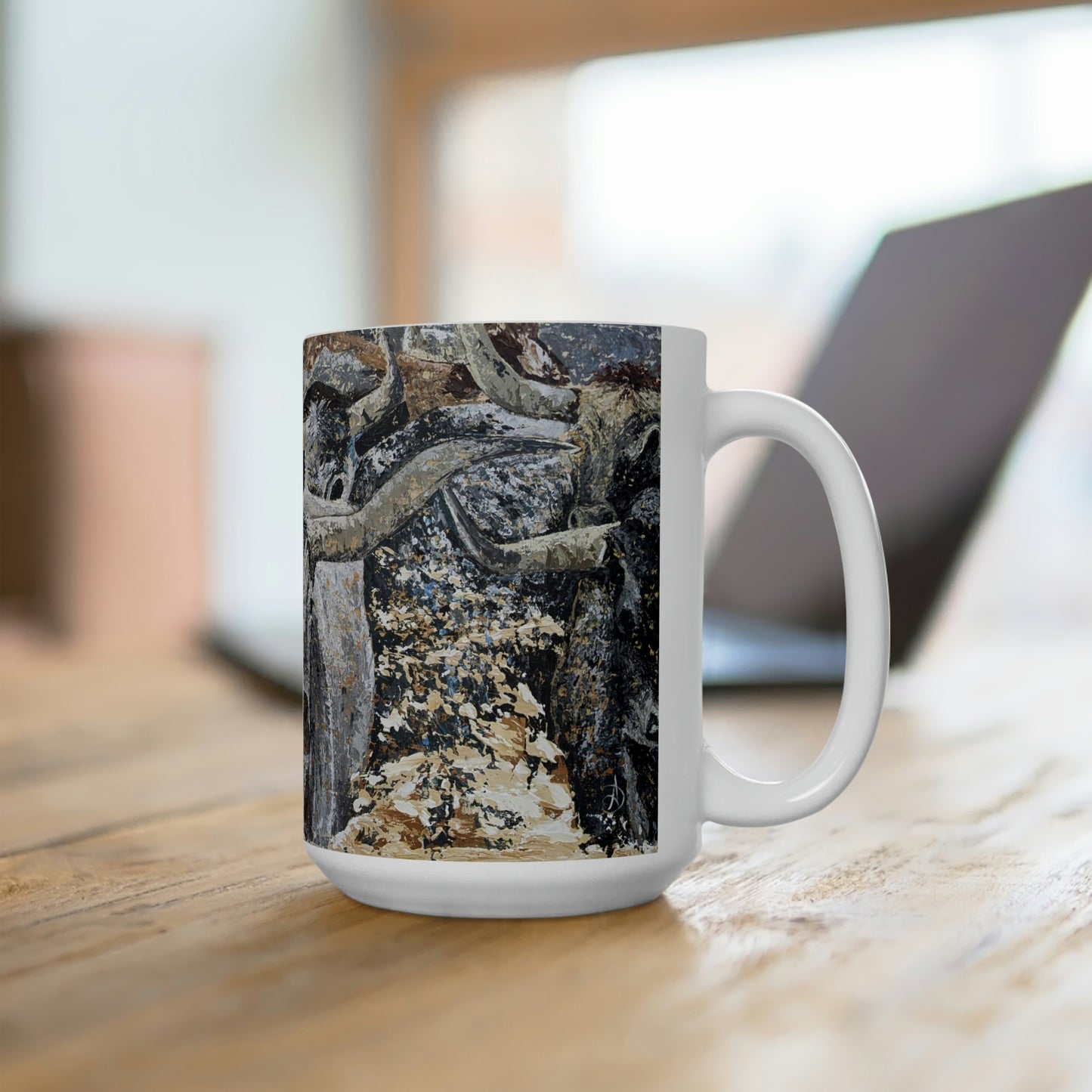 Ceramic Mug 15oz- Forced Crossing