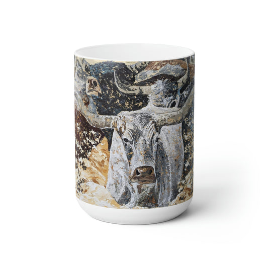 Ceramic Mug 15oz- Forced Crossing