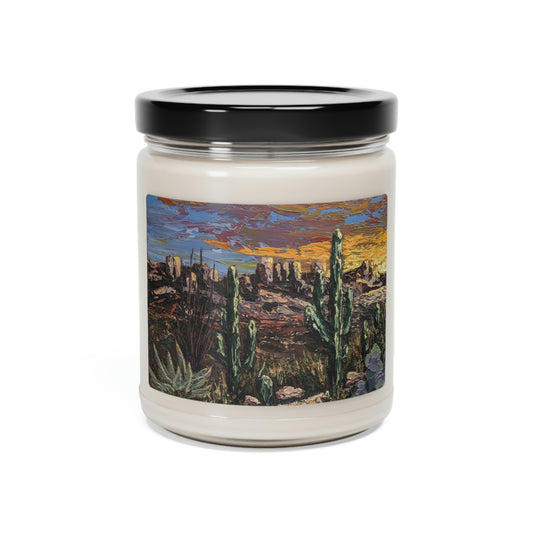 Scented Soy Candle, 9oz-Saguaro Sunset