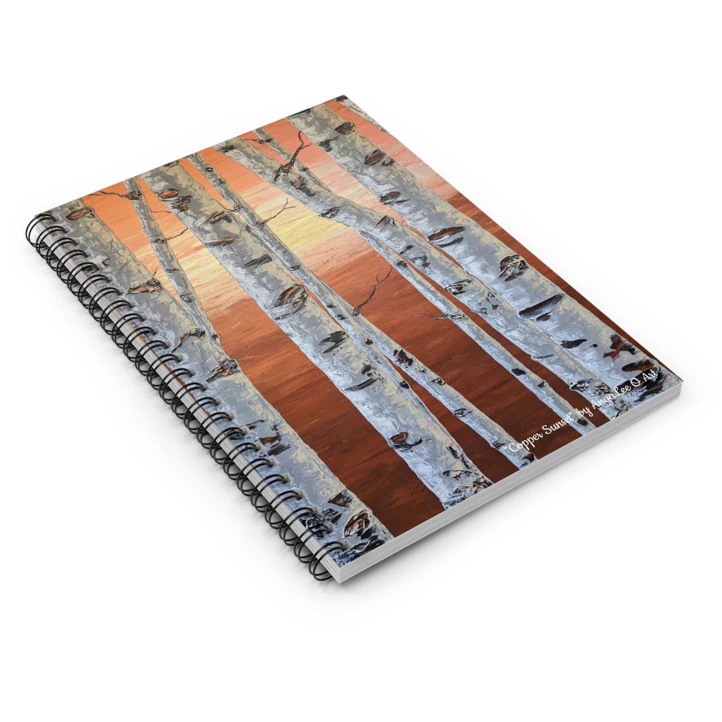 Spiral Notebook - Ruled Line "Copper Sunset"