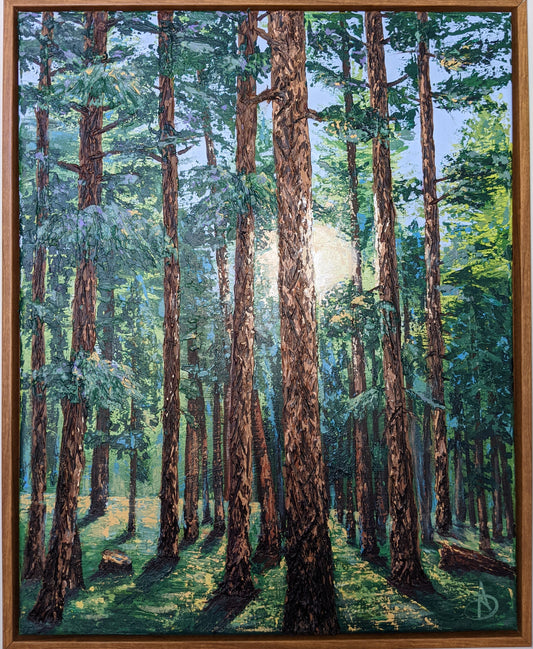 Forest Deep- Original Painting 16 x20