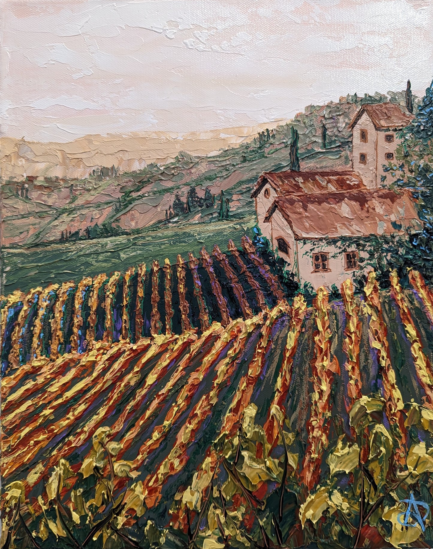 Harvest's Hue- Original Painting 11 x 14