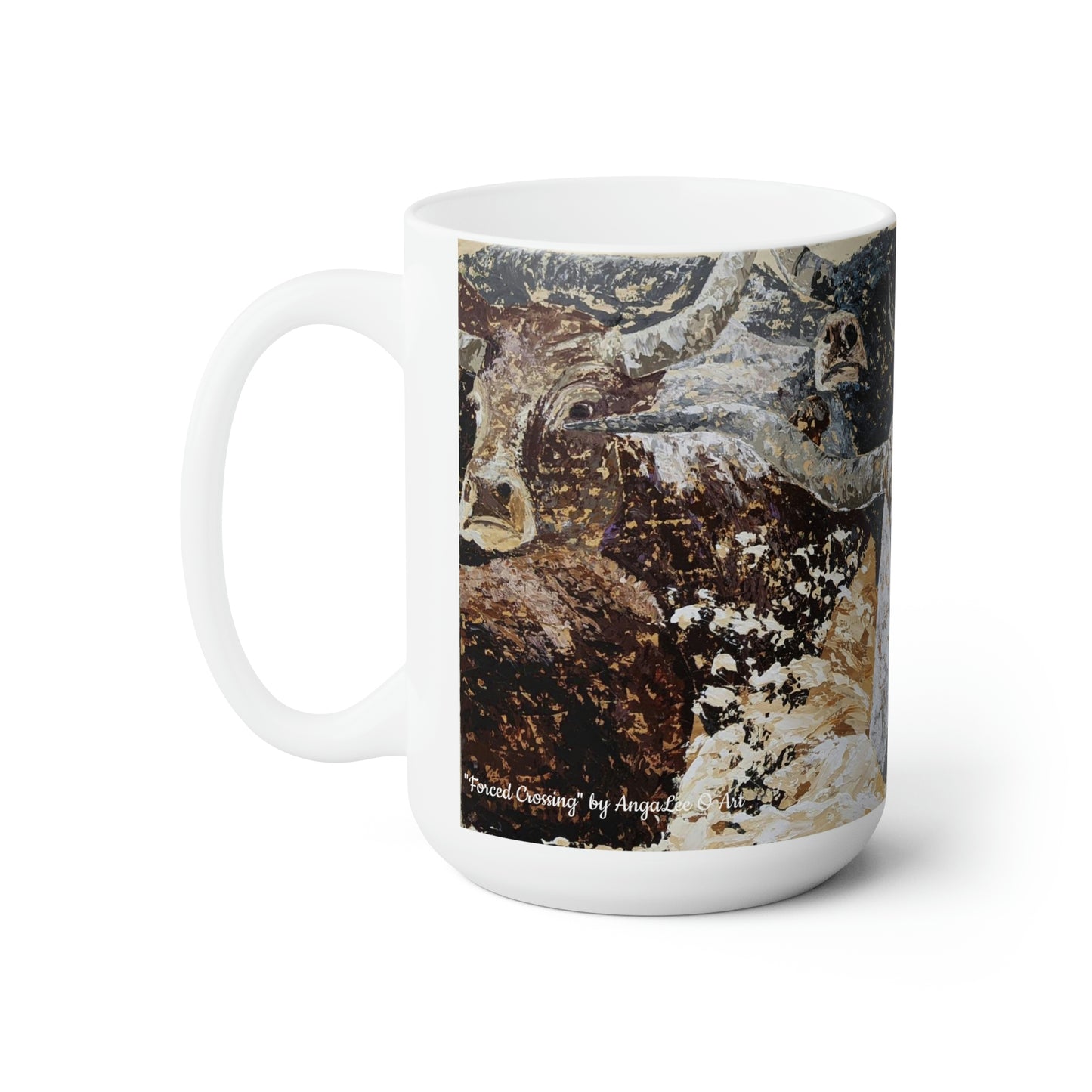 Ceramic Mug 15oz- Forced Crossing