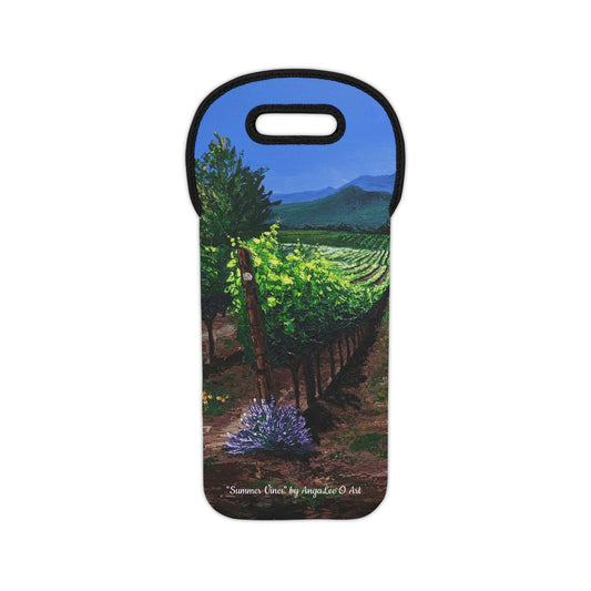 Wine Tote Bag-Summer Vines