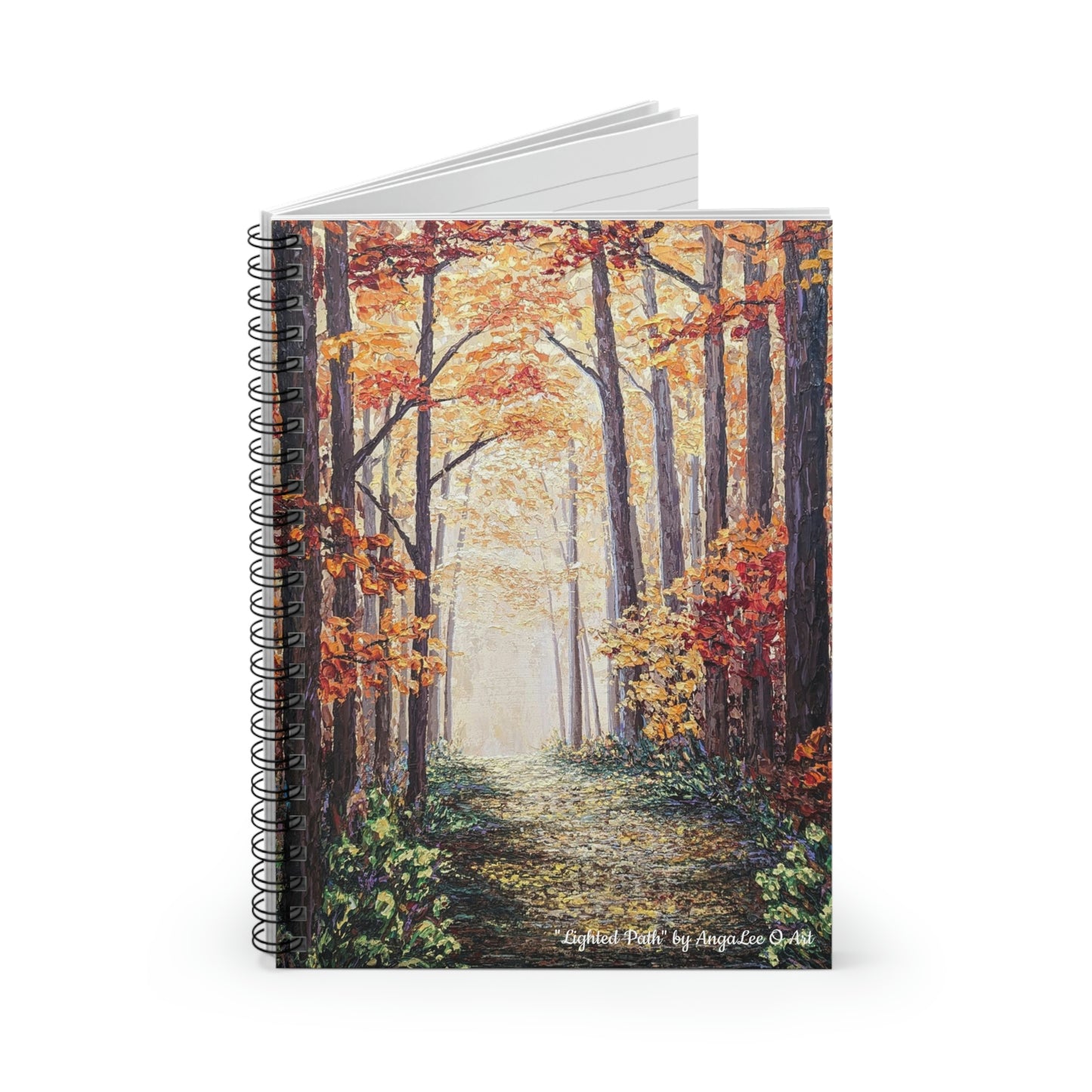 Spiral Notebook - Ruled Line "Lighted Path"