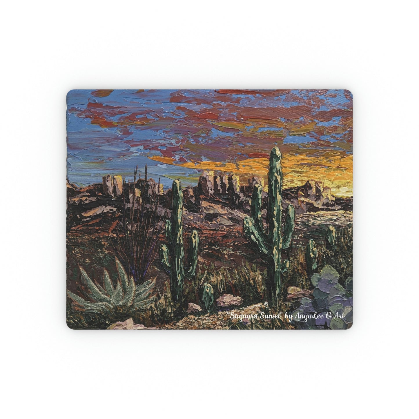 Mouse Pad- "Saguaro Sunset"