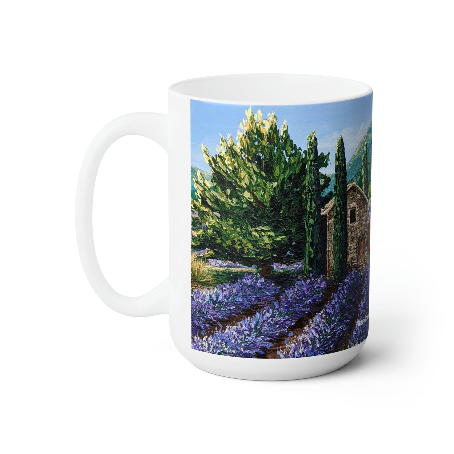 Ceramic Mug 15oz- Abundance