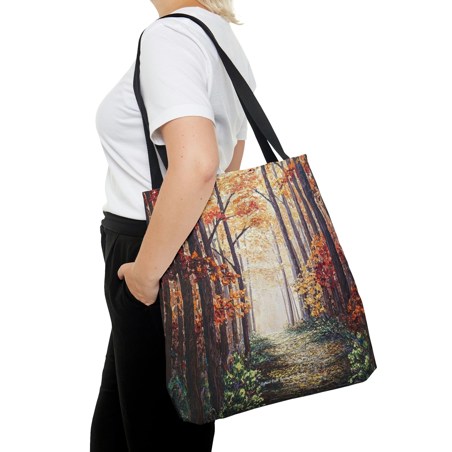 AOP Tote Bag-Lighted Path