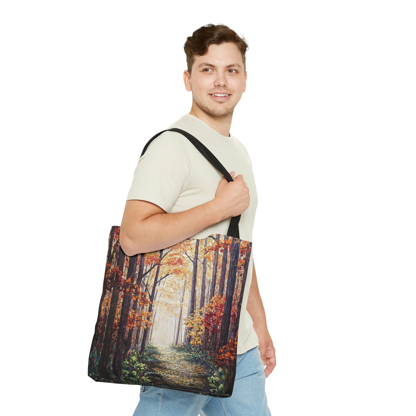 AOP Tote Bag-Lighted Path