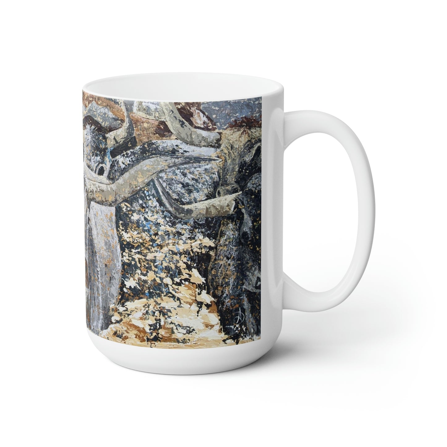 Ceramic Mug 15oz- Forced Crossing