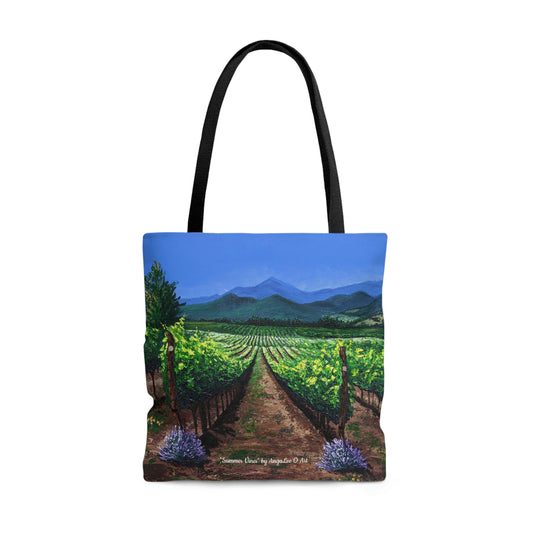 AOP Tote Bag- Summer Vines